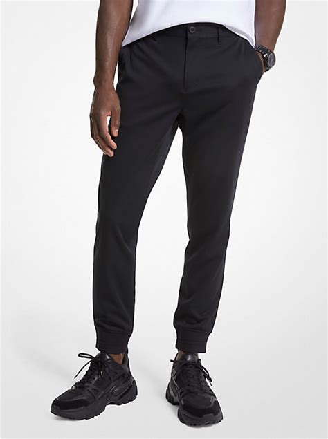 michael kors woven joggers